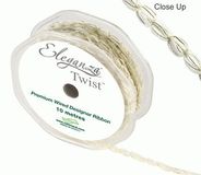 Eleganza Twist 9mm x 10m Ivory No.61 - Ribbons