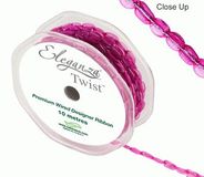 Eleganza Twist 9mm x 10m Fuchsia No.28 - Ribbons