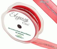 Eleganza Chic 25mm x 10m Red No.16 - Ribbons