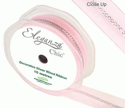 Eleganza Chic 25mm x 10m Lt Pink No.21 - Ribbons