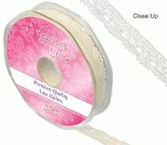 Eleganza Lace - 13mm x 10m Blenheim Ivory - Ribbons