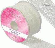 Eleganza Lace - 50mm x 10m Chatsworth Ivory - Ribbons