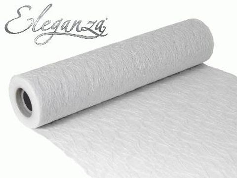 Eleganza Lace Netting 12” x 10m No.01 White - Organza / Fabric