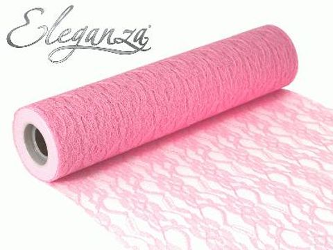 Eleganza Lace Netting 12” x 10m No.21 Lt. Pink - Organza / Fabric