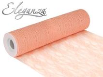 Eleganza Lace Netting 12inch x 10m No.79 Coral - Organza / Fabric