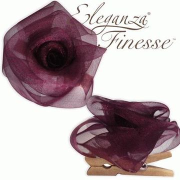 Eleganza Finesse Clip Roses Burgundy - Clearance