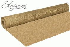 Eleganza Rustic Hessian Cut Edge 77cm x 9.1m Natural No.02 - Ribbons