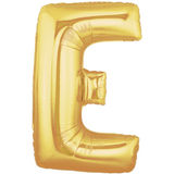 Letter E Gold - Foil Balloons