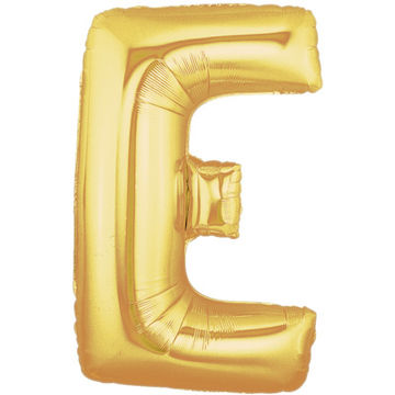 Letter E Gold - Foil Balloons Letter E Gold - Foil Balloons