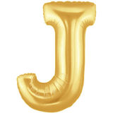 Letter J Gold - Foil Balloons