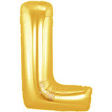 Letter L Gold - Foil Balloons