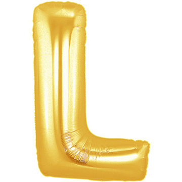 Letter L Gold - Foil Balloons Letter L Gold - Foil Balloons