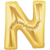 Letter N Gold - Foil Balloons