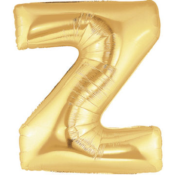 Letter Z Gold - Foil Balloons Letter Z Gold - Foil Balloons