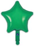 Oaktree 9inch Green Star (Flat) - Foil Balloons