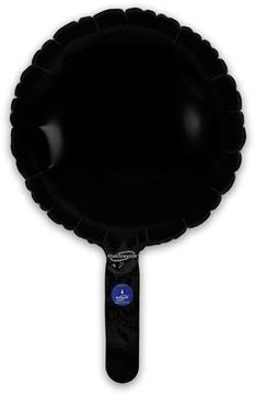 Oaktree 9inch Black Round (Flat) - Foil Balloons