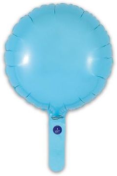 Oaktree 9inch Matte Blue Round (Flat) - Foil Balloons