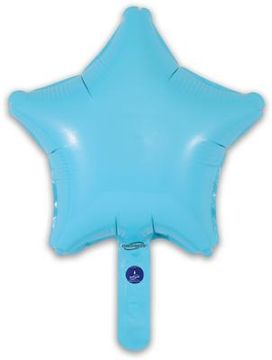 Oaktree 9inch Matte Blue Star (Flat) - Foil Balloons