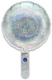 Oaktree 9inch Holographic Silver Round (Flat) - Foil Balloons