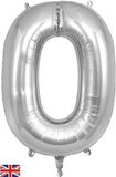 Oaktree 34inch Letter O Silver - Foil Balloons