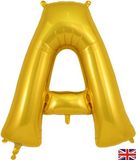 Oaktree 34inch Letter A Gold - Foil Balloons