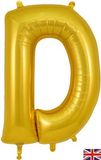 Oaktree 34inch Letter D Gold - Foil Balloons