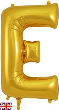 Oaktree 34inch Letter E Gold - Foil Balloons