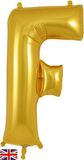 Oaktree 34inch Letter F Gold - Foil Balloons