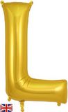 Oaktree 34inch Letter L Gold - Foil Balloons