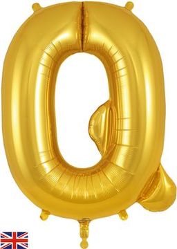 Oaktree 34inch Letter Q Gold - Foil Balloons