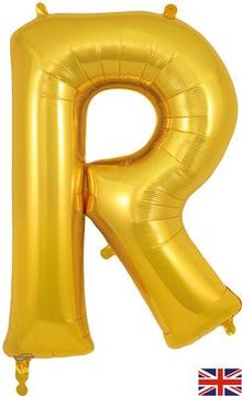 Oaktree 34inch Letter R Gold - Foil Balloons