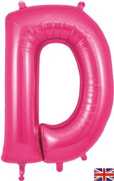 Oaktree 34inch Letter D Pink - Foil Balloons