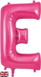 Oaktree 34inch Letter E Pink - Foil Balloons