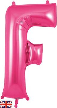 Oaktree 34inch Letter F Pink - Foil Balloons