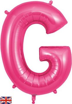 Oaktree 34inch Letter G Pink - Foil Balloons