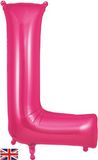 Oaktree 34inch Letter L Pink - Foil Balloons