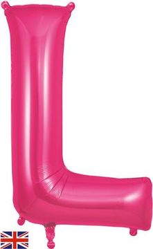 Oaktree 34inch Letter L Pink - Foil Balloons