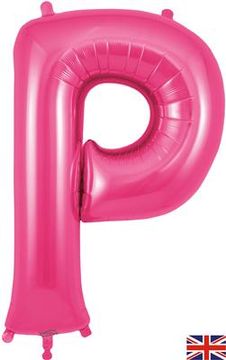 Oaktree 34inch Letter P Pink - Foil Balloons