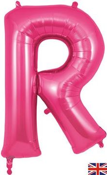 Oaktree 34inch Letter R Pink - Foil Balloons