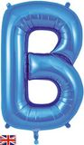 Oaktree 34inch Letter B Blue - Foil Balloons