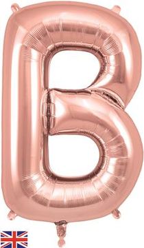 Oaktree 34inch Letter B Rose Gold - Foil Balloons