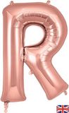 Oaktree 34inch Letter R Rose Gold - Foil Balloons