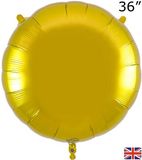 Oaktree 36inch Gold Round Packaged - Foil Balloons