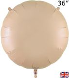 Oaktree 36inch Nude Round Packaged - Foil Balloons