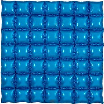 Oaktree 36inch Blue 7x7 Waffle Packaged - Foil Balloons