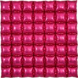 Oaktree 36inch Fuchsia 7x7 Waffle Packaged - Foil Balloons