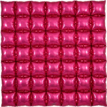 Oaktree 36inch Fuchsia 7x7 Waffle Packaged - Foil Balloons