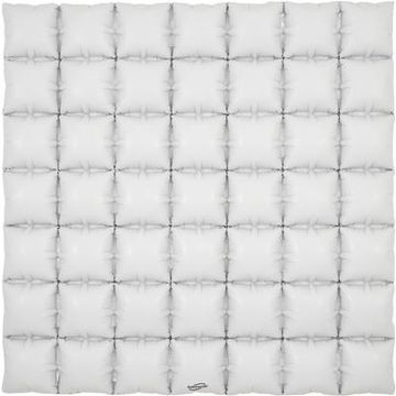 Oaktree 36inch Matte White 7x7 Waffle Packaged - Foil Balloons