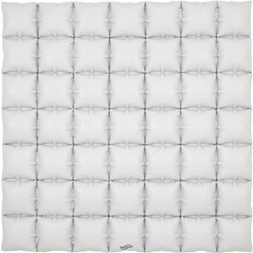 Oaktree 36inch Matte White 7x7 Waffle Packaged - Foil Balloons