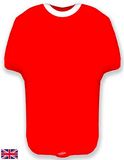 Oaktree 24inch Shape Sports Shirt Red Metallic - Foil Balloons